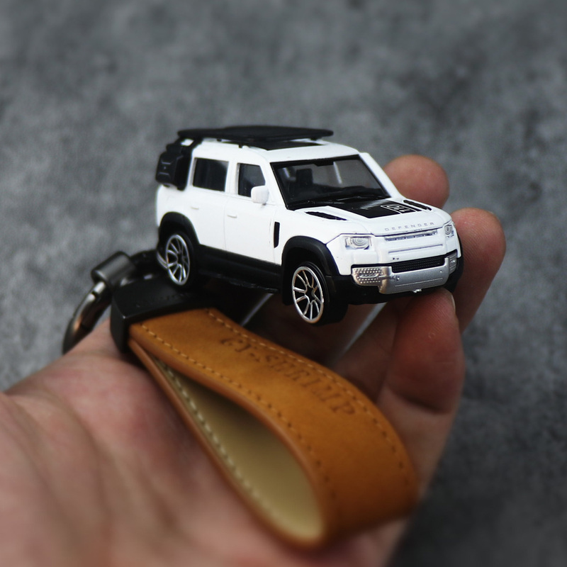 Genuine Keychain Pendant Suitable for Land Rover Defender 110, Handmade Creative Modified Car Model, Off-Road Vehicle Keychain Genuine Keychain Pendant Suitable for Land Rover Defender 110, Handmade Creative Modified Car Model, Off-Road Vehicle Keychain