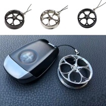 Suitable for Alfa Romeo Giulia wheel hub key buckle wheel pendant quadryegrass peripheral cultural products