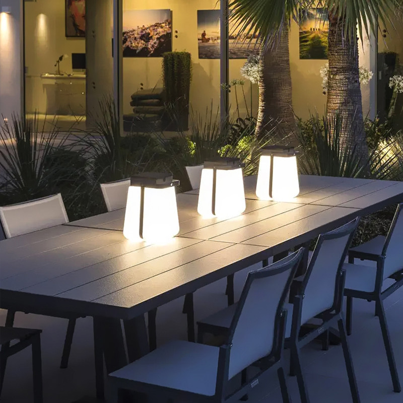 Outdoor Grass Terrace Lamp Waterproof Solar Villa Courtyard Lamp Garden Terrace Hand Lamp Modern Minimalist View Light