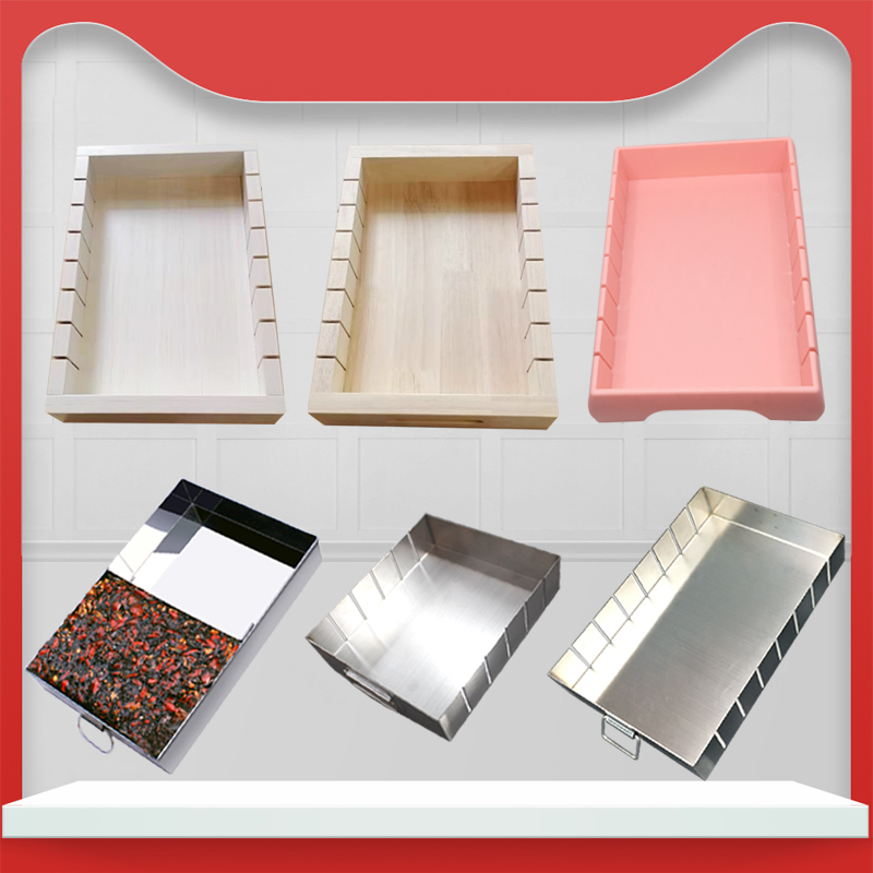 Slit mold box for cooling shaped plate with special tool split mold box manual full pack