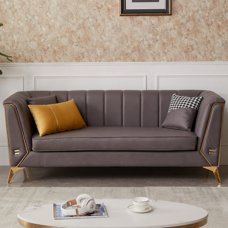 Light Extravagant Sofa Nordic Small Family Modern Minimalist Living-room Clothing Shop Reception Double Trio Tech Cloth Sofa