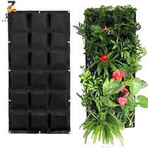 Three-dimensional balcony vertical greening plant wall hanging vegetable wall hanging flower pot slope wall planting bag trough box cloth bag