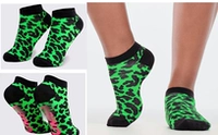 Носки - леопардовый принцип - зеленый