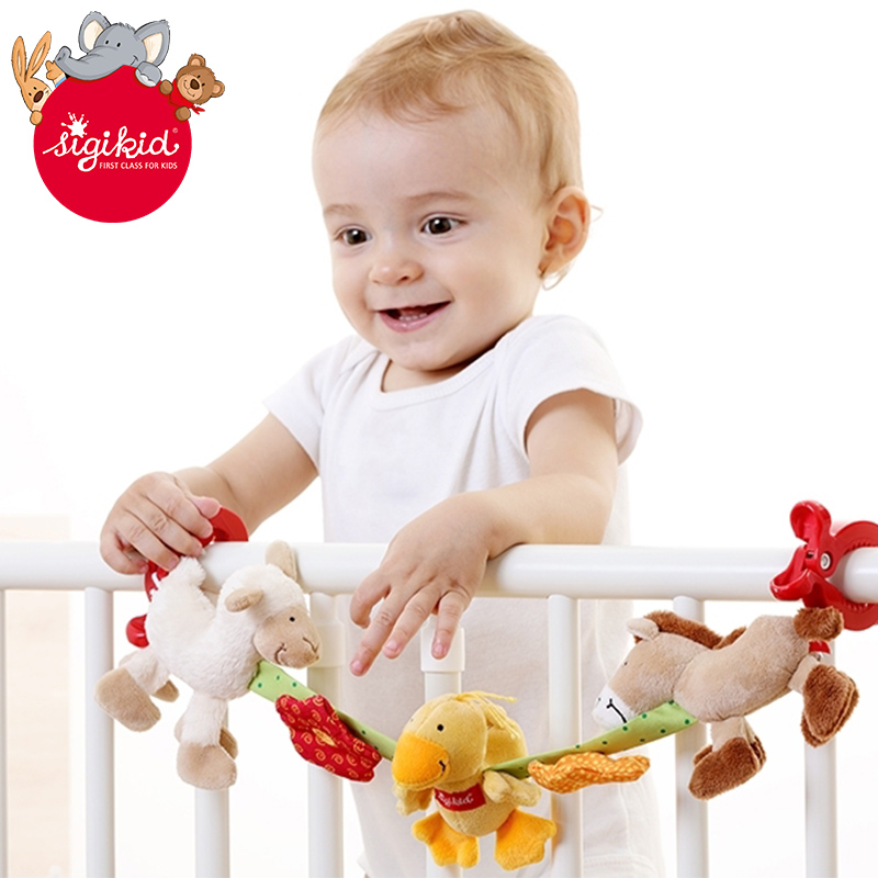 German sigikid baby stroller chain small animal crib pendant headboard toy appealable to be gripping