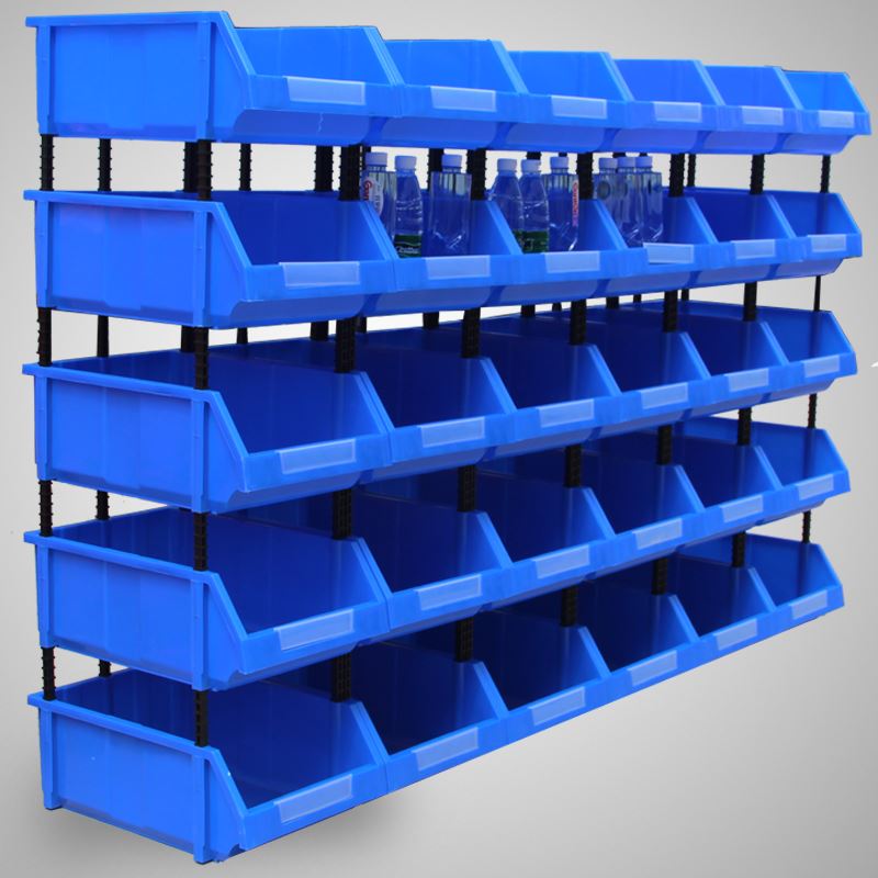 Plastic combined parts box component box component box screwbox classification box slope plastic box shelf