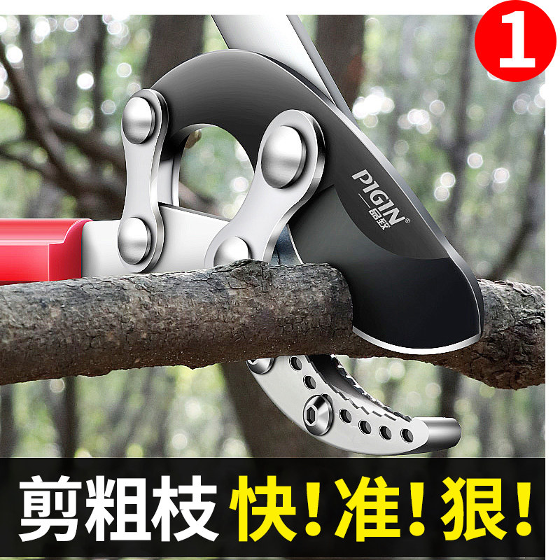 Garden scissors fruit tree pruning branches strong pruning pruning thick branches shears vigorously shearing flowers shearing large gardening tools save effort