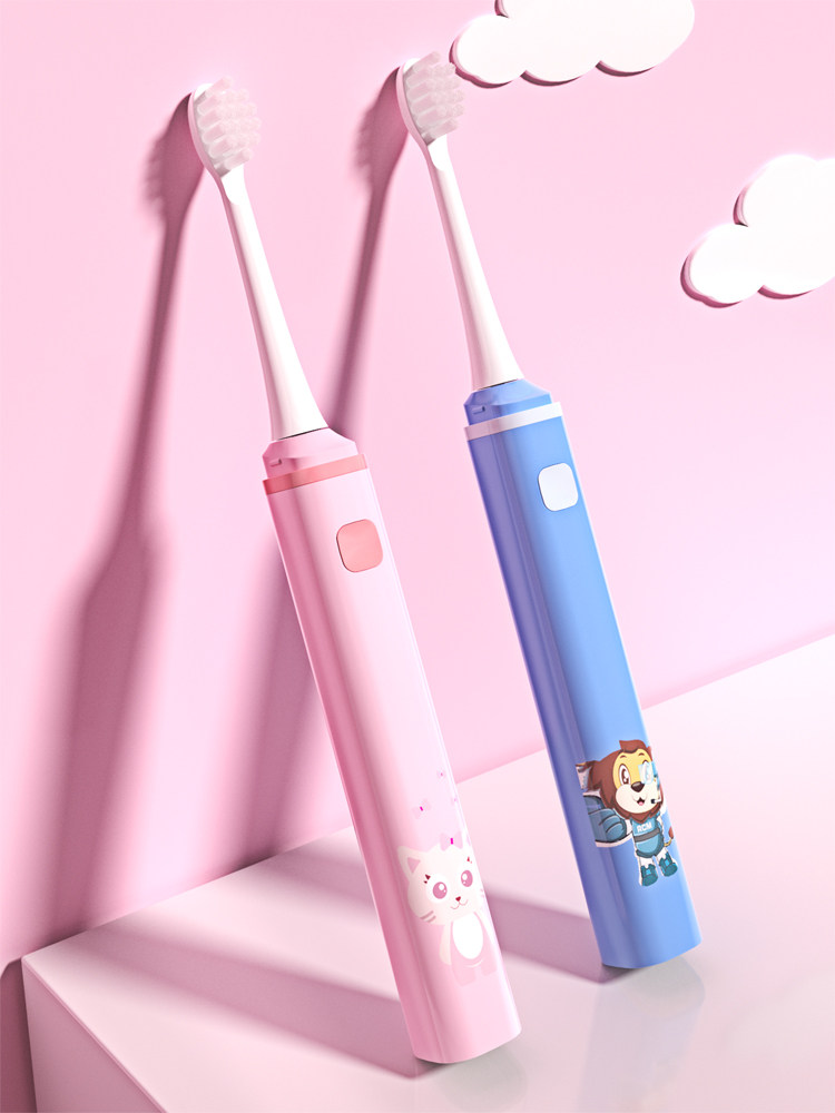 jstyle electric toothbrush children's toothbrush 3-4-6-10 years old 2 and above rechargeable baby child student soft hair