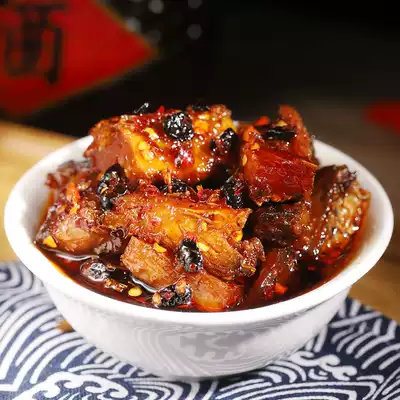 Yuxi Hunan specialty spicy fish row meal farm homemade spicy fish instant snack snack fish block