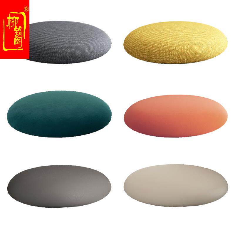 Round stool surfaceRound soft foreskin stool surfaceChair surfaceFabric stool surfaceStool accessoriesCotton and linen cushionRebar stool seat bag