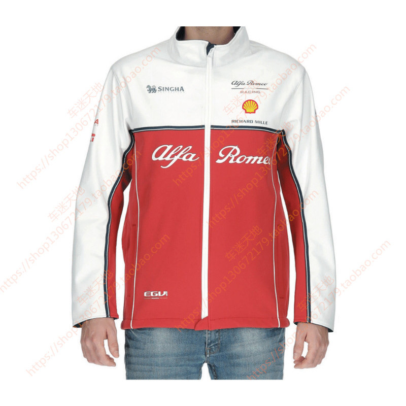 F1 racing suit team jacket jacket soft shell assault jacket long sleeve sweater car cross-country running Cardin long sleeve autumn and winter