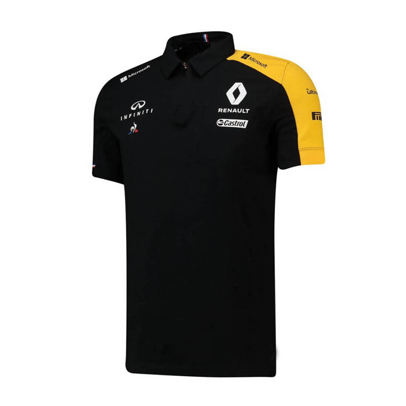 New F1 clothes team racing suit lapel short sleeve POLO shirt TT shirt car fan work clothes supercar machine