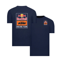 2024 new F1 team racing suit motorcycle machine kart short-sleeved T-shirt pure cotton riding suit