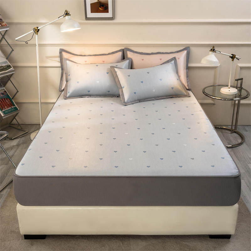 Yuanmeng Ice Silk Rattan Mat Three-piece Set Household Mat Summer Washable Folding Type 1 81 5m Air Conditioning Soft Mat