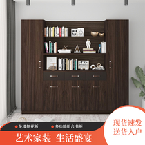 Simple bookshelf Floor-to-ceiling multi-layer shelf combination Simple modern economical household living room storage student bookcase