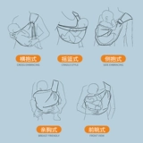 Слинг, универсальный простой шарф для новорожденных для выхода на улицу