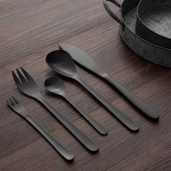 Retro matte black western tableware japanese and korean style cake