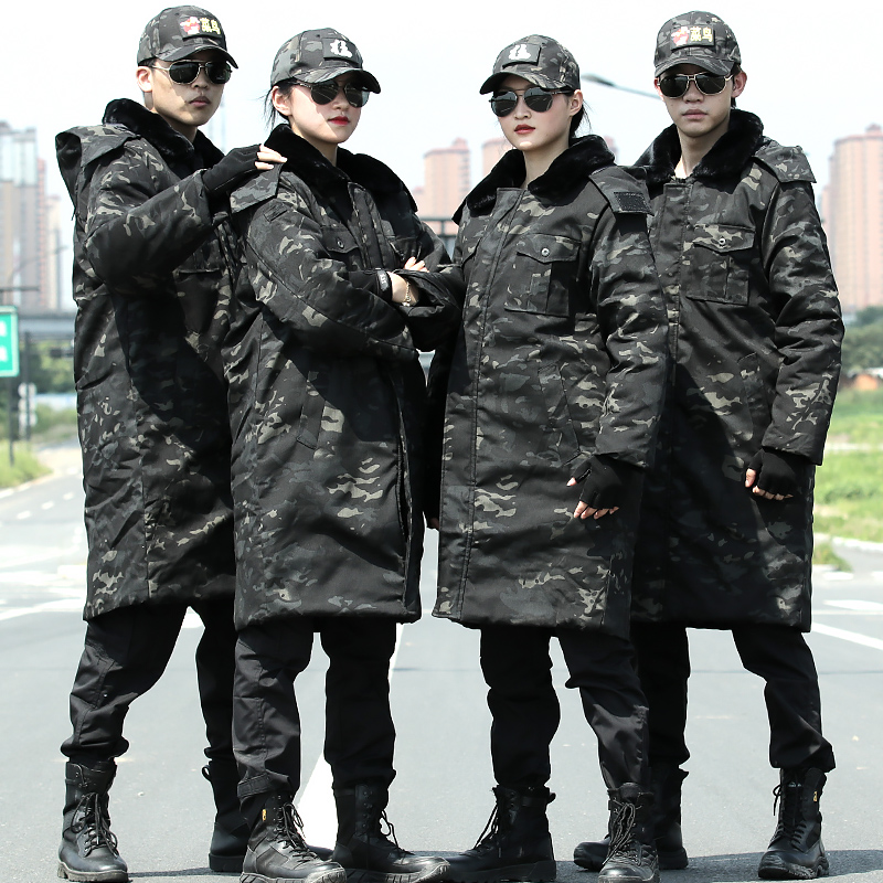 Winter Military Cotton Large clothes men's camouflated thickened old Tohoku Toyatsuo Bao Refrigerated Depot Cotton Padded Jacket security Anti-cold clothing Clothing Women