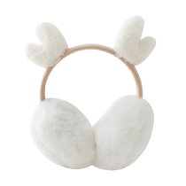 Girls earmuffs winter plus velvet cute antlers children baby ear warmer girl antifreeze earmuffs childrens earbags