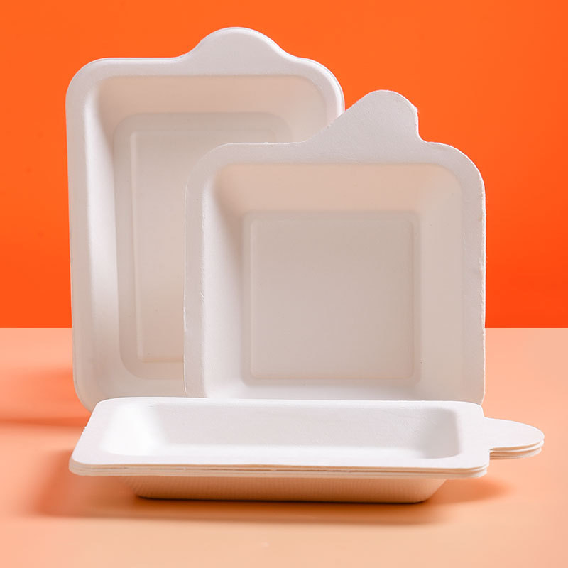 Paper Plate Disposable Cake Plate Square Pulp Biodegradable Plate Birthday Pulp Square Plate Paper Dish Cake Serving Plate Paper Plate Disposable Cake Plate Square Pulp Biodegradable Plate Birthday Pulp Square Plate Paper Dish Cake Serving Plate
