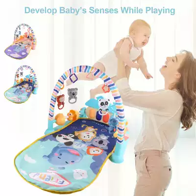 Baby Music Rack Play Mat Activity Gym Kick Piano Keyboard Ba