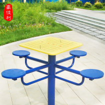 Yuanhongtai chess table Chess and card table Outdoor fitness equipment Outdoor park community square New rural middle-aged and elderly