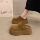 Женская осенняя верхняя одежда Birkenstock с завышенной талией на толстой подошве, полусапожки Baotou, новинка 2025 года, тонкие туфли birkenstock с бисквитным тортом в один шаг mini 1