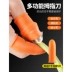 Bảo vệ ngón tay tay áo giáp bị thương ngón tay cái làm việc chăm chỉ với lưỡi móng tay hái rau mẹ bộ ngón tay bằng thép không gỉ 