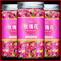 Rose tea flagship store bulk Pingyin double-petal dry rose canned white plum non-tongrentang tea bags