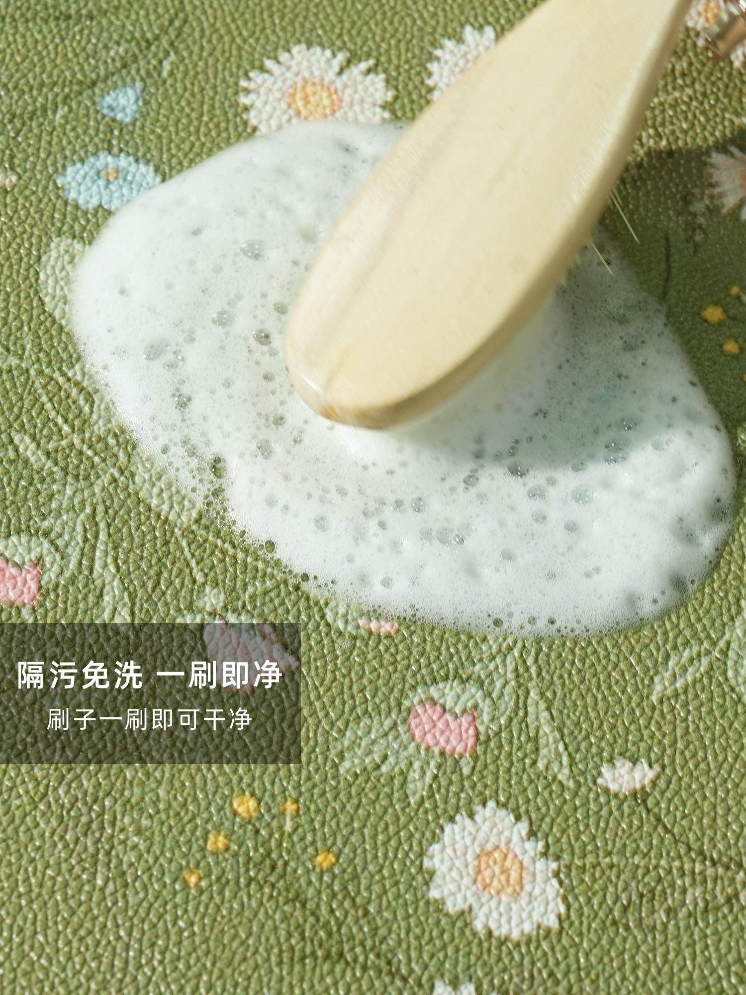 Washing Machine Cover Protective Pad Leather Drum Cover Pad Countertop Sun Protection Waterproof Dustproof Cover Refrigerator Bedside Table Mat