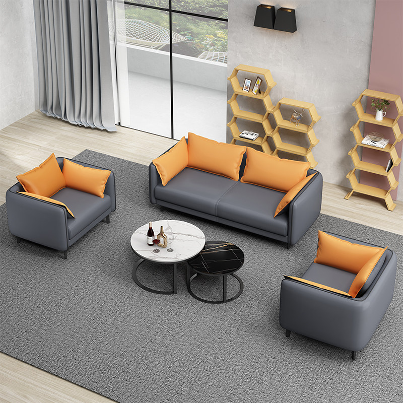 Office Sofa Tea Table Combo Lounge Guests Area Casual Talks Business Front Hall Reception Area Sofa