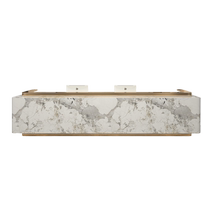Company front desk Pandora imitation marble pattern sales department service desk cashier hotel bar customization