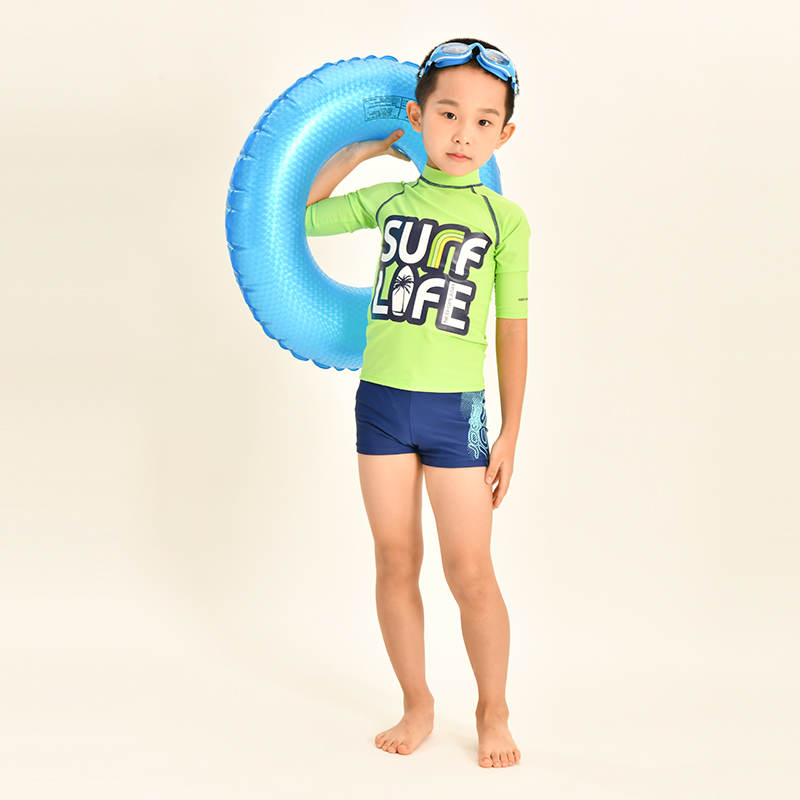 neosplash children's swimsuit boys two-piece tops quick-drying and comfortable middle-aged children snorkeling practice jellyfish clothing