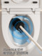Finechi Toilet Brush, Special Brush for Cleaning Every Corner of the Bathroom, Wall-Mounted, 2025 New Model, Toilet Cleaning Tool for Home Use