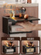 Finechi Vintage-Style Bathroom Toilet Paper Holder Tissue Box Roll Paper Toilet Paper Storage Rack Roll Paper Box