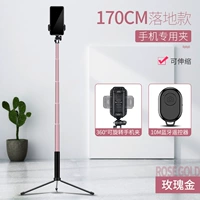 Металлический штатив, 1.70м, розовое золото, bluetooth, дистанционное управление