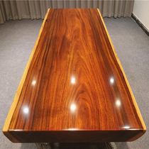 Natural edge of Okan solid wood large plate 201-87-10