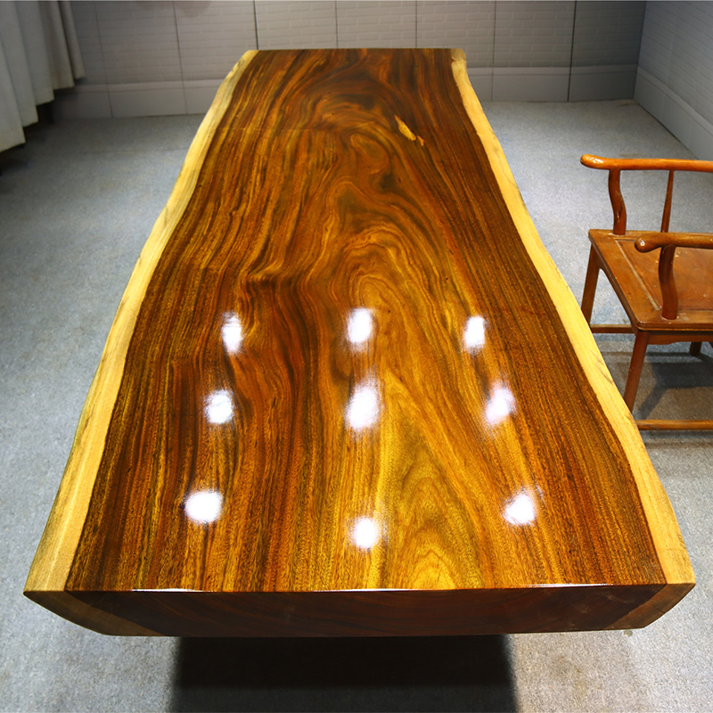 Okan solid wood plank natural edge 310-(96 94)-10