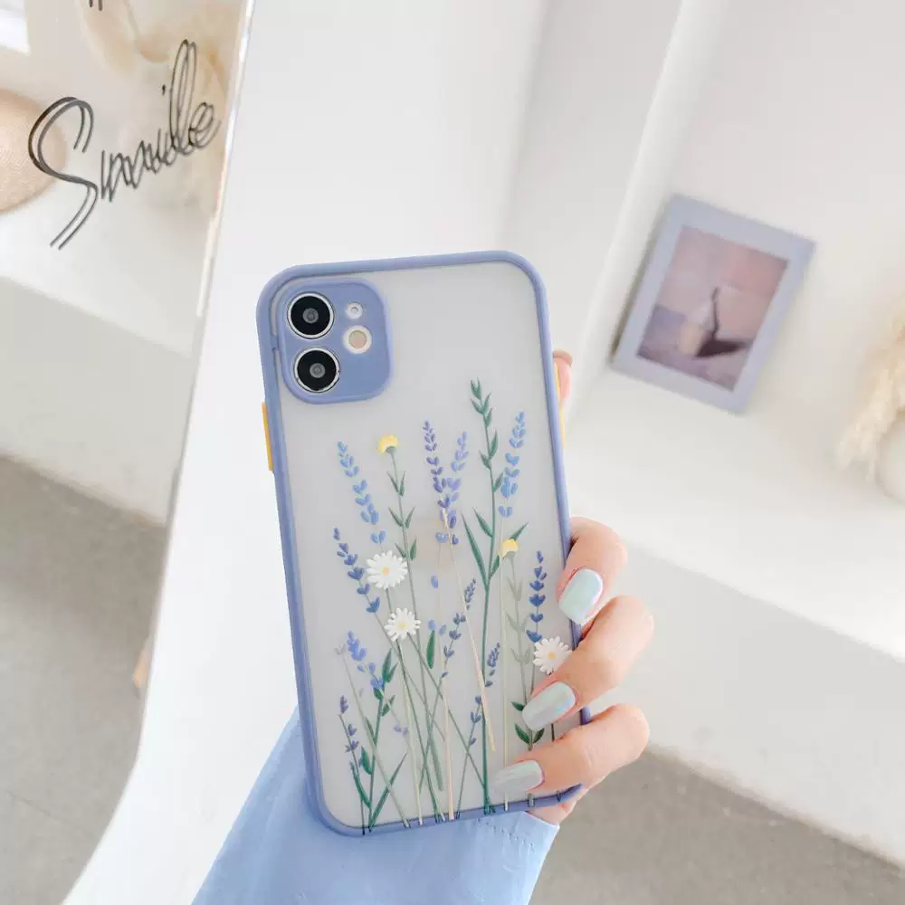 Кейс с 3D рельефным рисунком цветок для iPhone 11 Pro Max X XS MAX 7 8 Plus SE2020, мягкий бампер, прозрачный