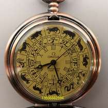 Action engraving can go 82 years empty Waimeter 18 mechanical clock zodiac old fashioned machine