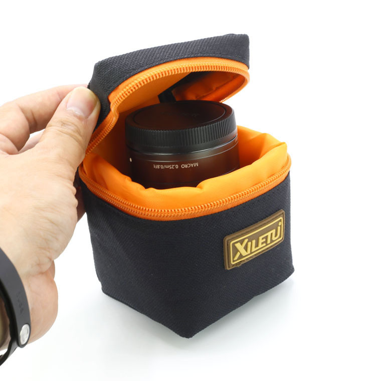 Containing package protective sheath Single-eye accessory bag Hee-like camera hanging lens barrel multifunction photo-belt anti-swing
