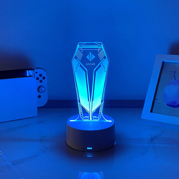 Delta action peripheral night light mandel brick game figure desktop ornament ambient light male birthday gift