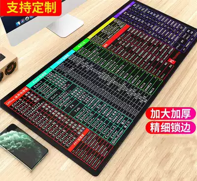 Mouse pad abstinence table mat mouse pad 2020 shortcut key mouse pad increase student keyboard pad dust-proof tide