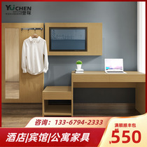 Custom express hotel Hotel room furniture Writing desk computer desk Luggage cabinet rack Table TV cabinet