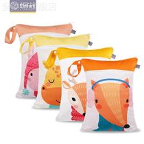 Enlarge Double Baby Waterproof Diaper Bag Urine Not Wet Out of the bag Baby hanging bag clothes Diaper Portable Bag