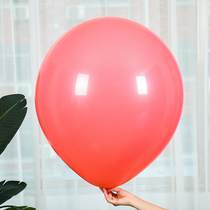 Net red 18-inch thickened opening advertisement floating macaron color latex balloon wedding ceremony decoration scene layout