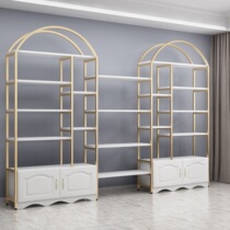 Cosmetics display cabinet products display case shop shelf display rack nail shelf Container Store