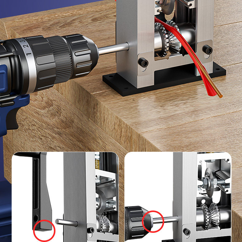 Снятие машины 德力西剥线机电动废铜线家用拨线器剥皮机电线电缆拔线机去皮神器