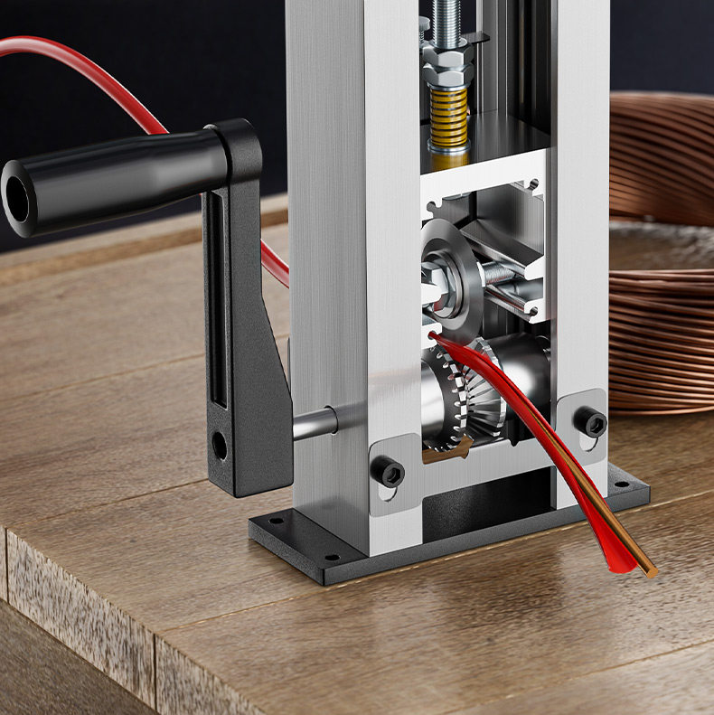 Снятие машины 德力西剥线机电动废铜线家用拨线器剥皮机电线电缆拔线机去皮神器