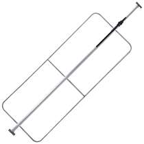 Refrigerated truck compartment support rod with guardrail support truck box cargo holder anti-slip and anti-movement support rod