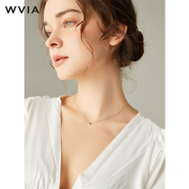 s925 Sterling Silver Little Love Necklace Female Summer ins Cold Wind Heart-shaped hipster Pendant Single Drop Premium Accessories